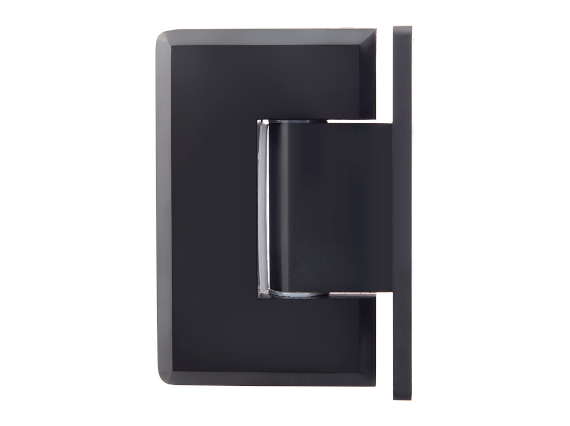 Петля 90° стіна-скло зі зміщенням GIFF 305 чорний матовий