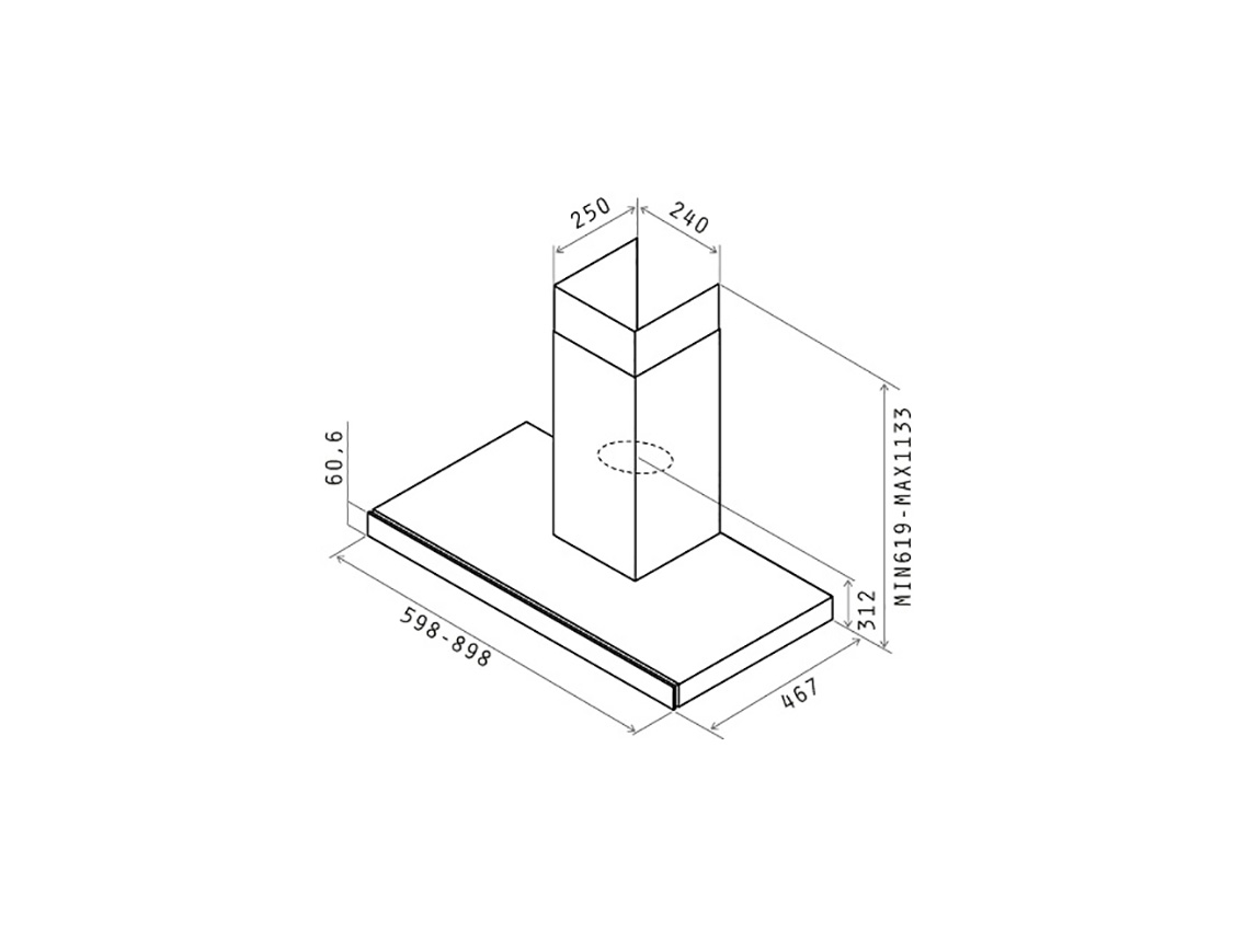 Витяжка JOY BLIX/A/60 Elica