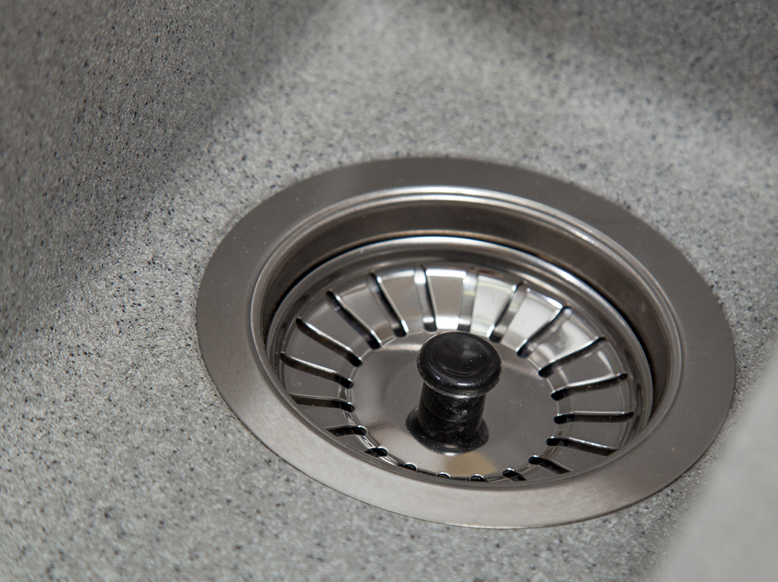 Мойка искусственный камень Solid Вега Плюс 200х420 серый гранит (под столешницу)