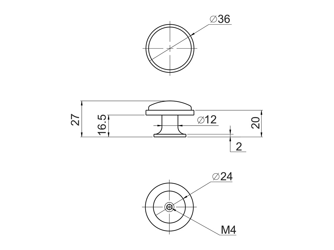 Ручка кнопка Virno Antique 635 античне срібло