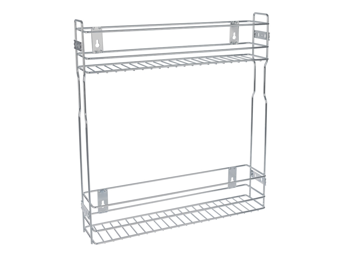 Карго фасад 200 боковое крепление AvL5 хром (2 полки)