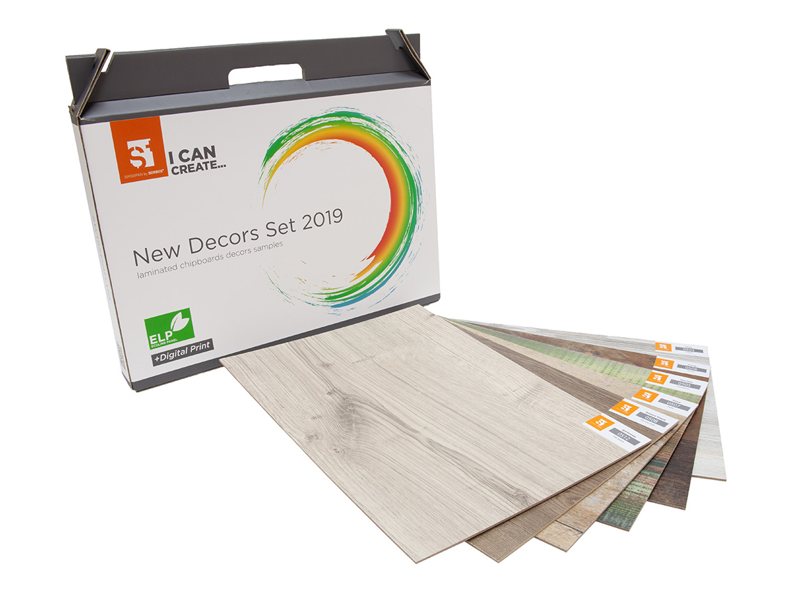 Каталог взірців ЛДСП SwissPan New Decors set 2019