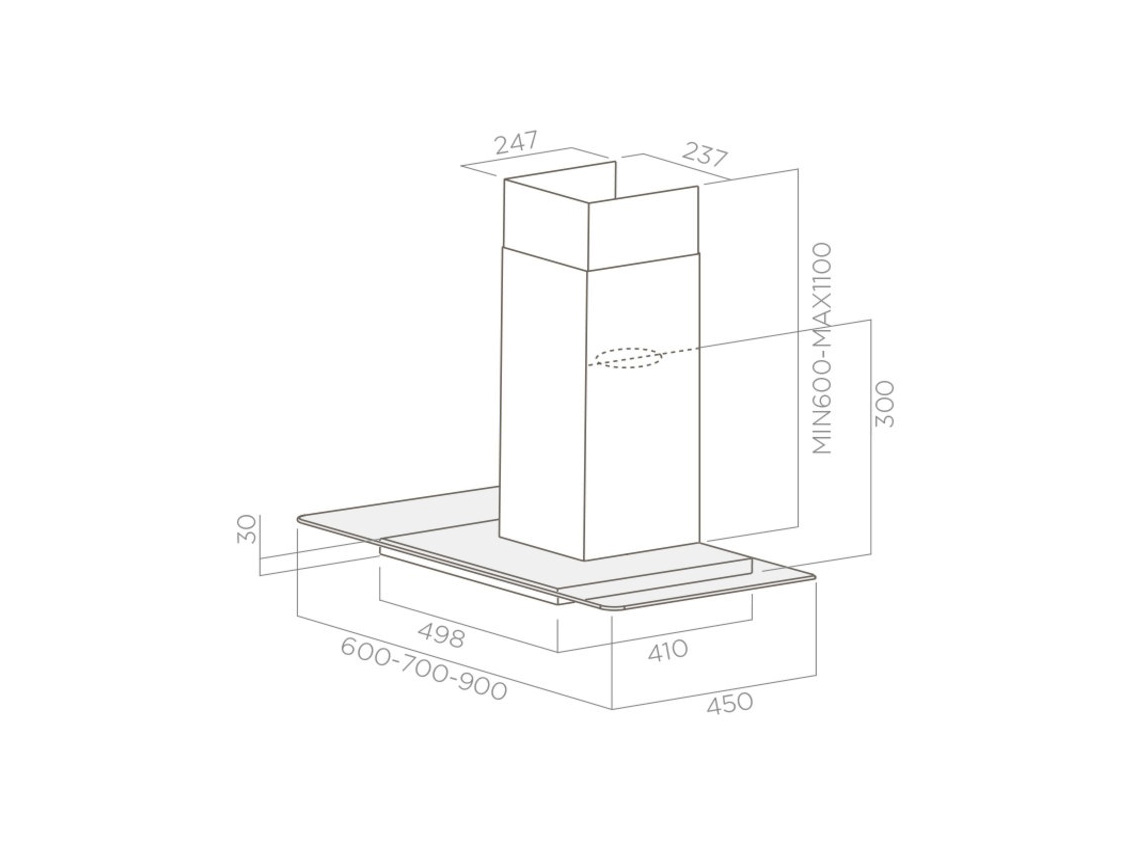 Витяжка FLAT GLASS IX A/60 Elica