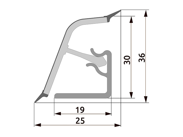 Плинтус Rehau 118 92107 Бежевый глянец(SHGL) L=4200