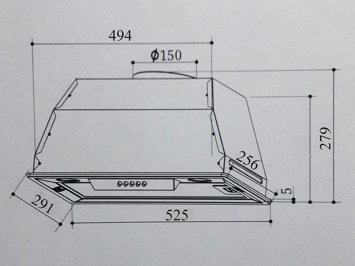 Витяжка SMART GR A/60/T INTERLINE