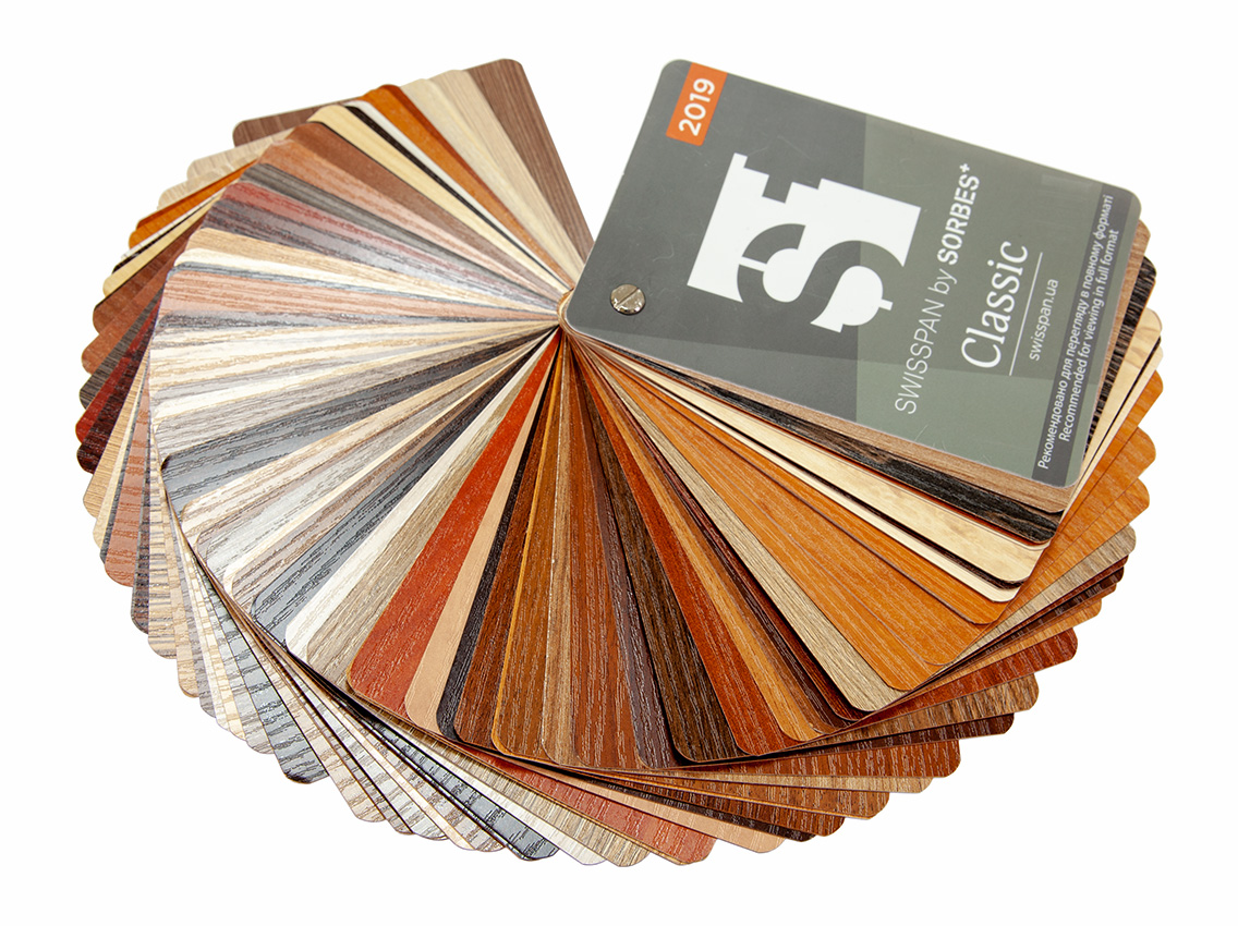 Каталог взірців ЛДСП Swisspan Classic 2020