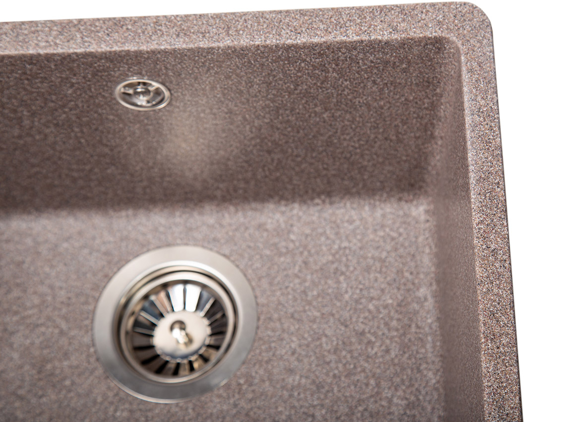 Мийка штучний камінь Solid Вега 440х420 граніт (під стільницю)