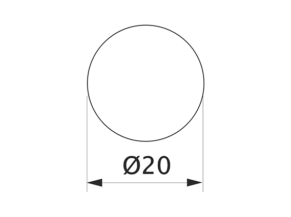 Заглушка мініфікса самоклеюча Weiss d=20 бук шоколадний (24 шт) (7104)