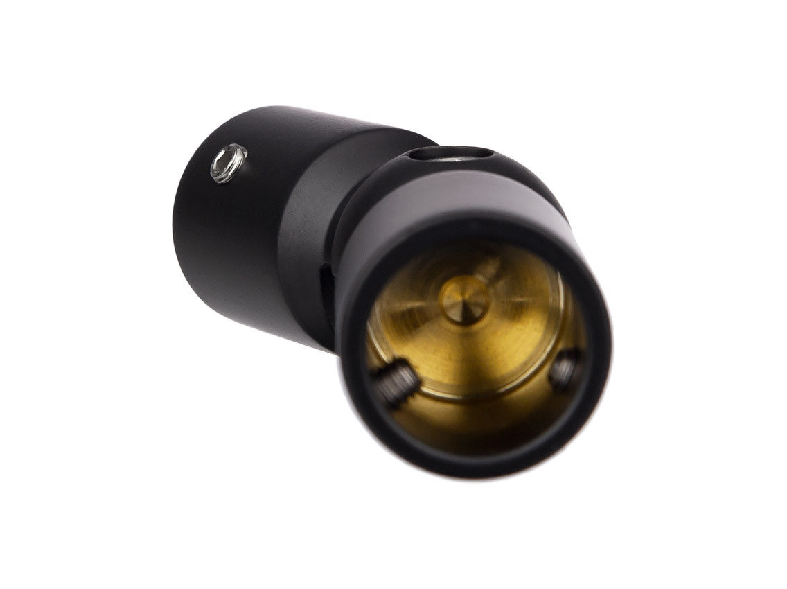 Соединитель труба-труба 19 мм поворотный GIFF 828 черный матовый