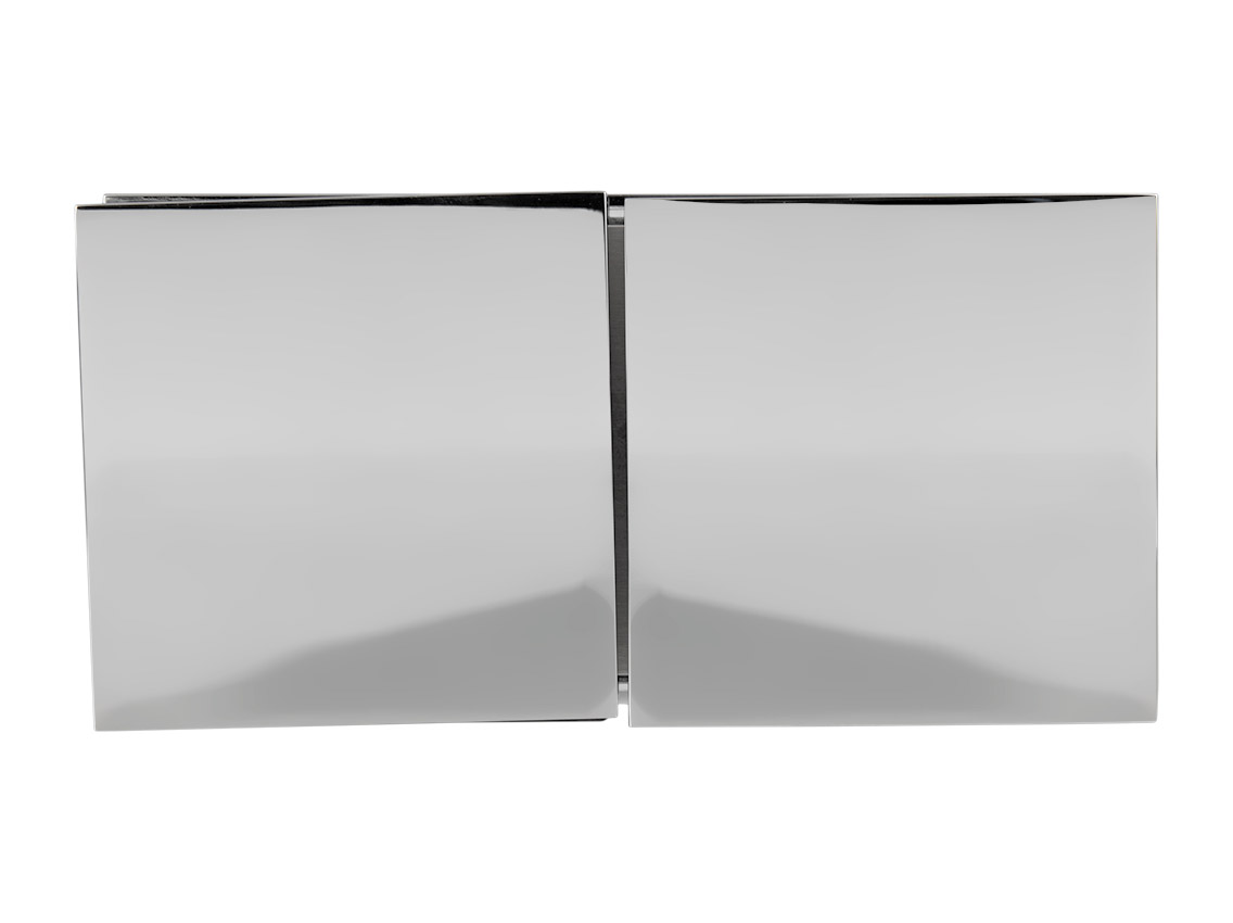 Конектор GIFF Glass Premio MILANO скло-скло 180° полірований хром