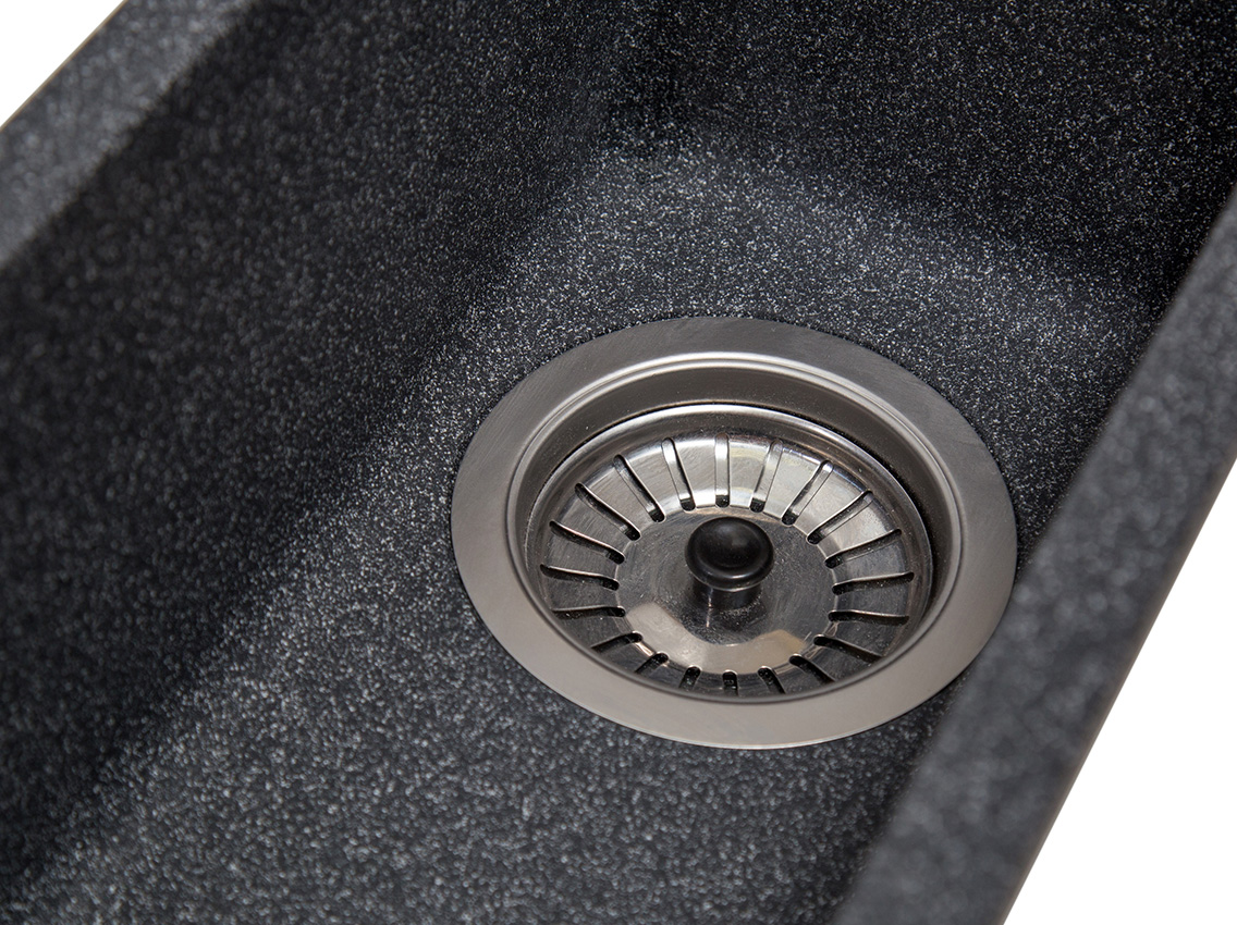 Мойка искусственный камень Solid Вега Плюс 200х420 черный гранит (под столешницу)