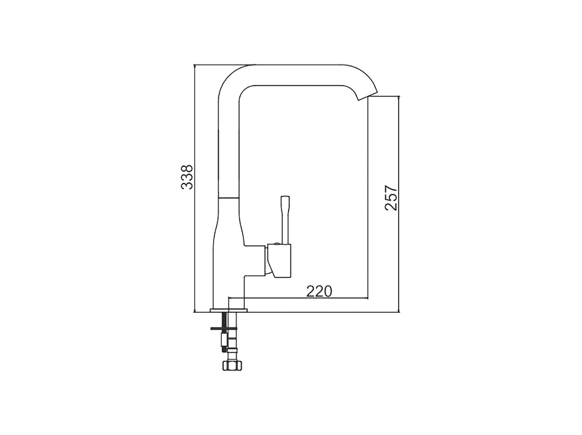 Змішувач Interline Loft White