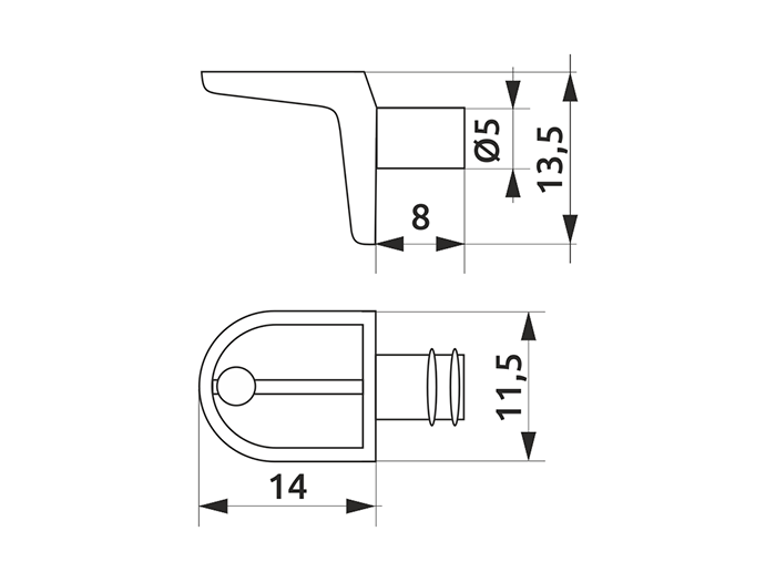 Полицетримач з площадкою GIFF