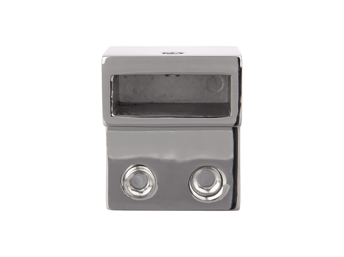 З'єднувач скло-труба 30x10 мм торцевий GIFF 311 полірований хром