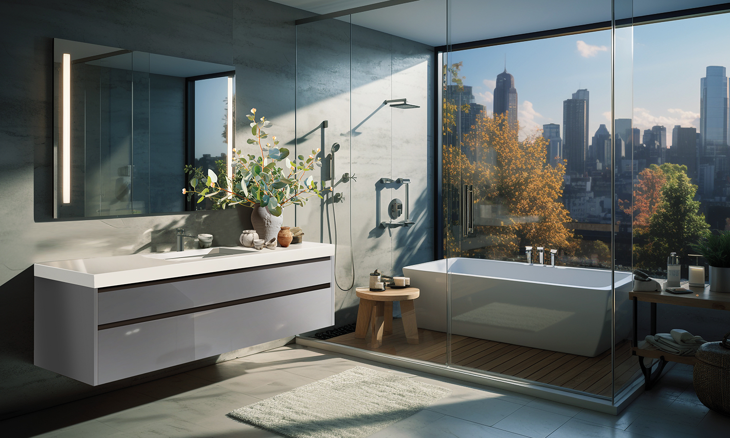 Фасад глянцевий LuxeForm Idea GL-081 iS Срібний пил