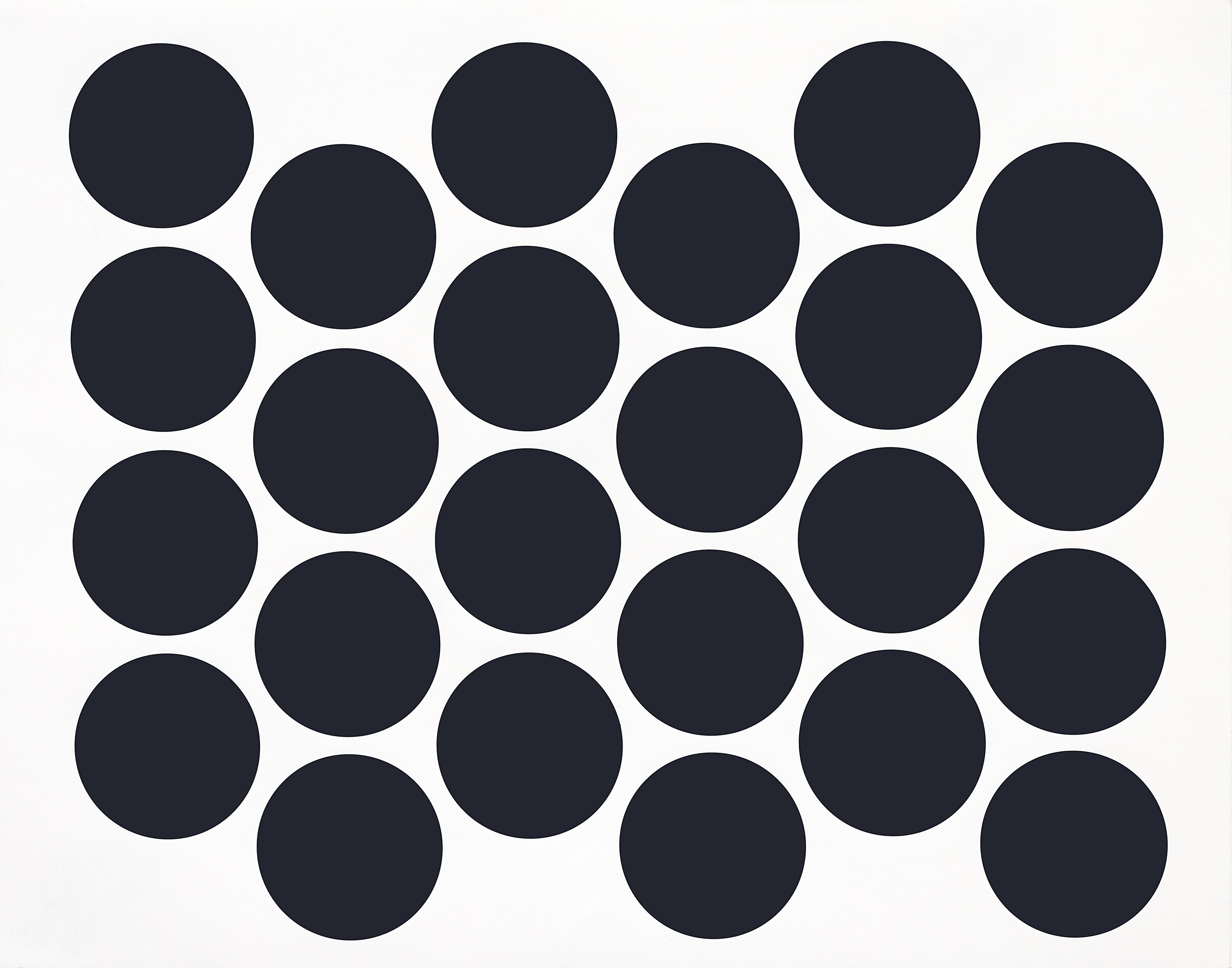 Заглушка минификса самоклеющаяся Weiss d=20 антрацит глянец (24 шт) (5010)