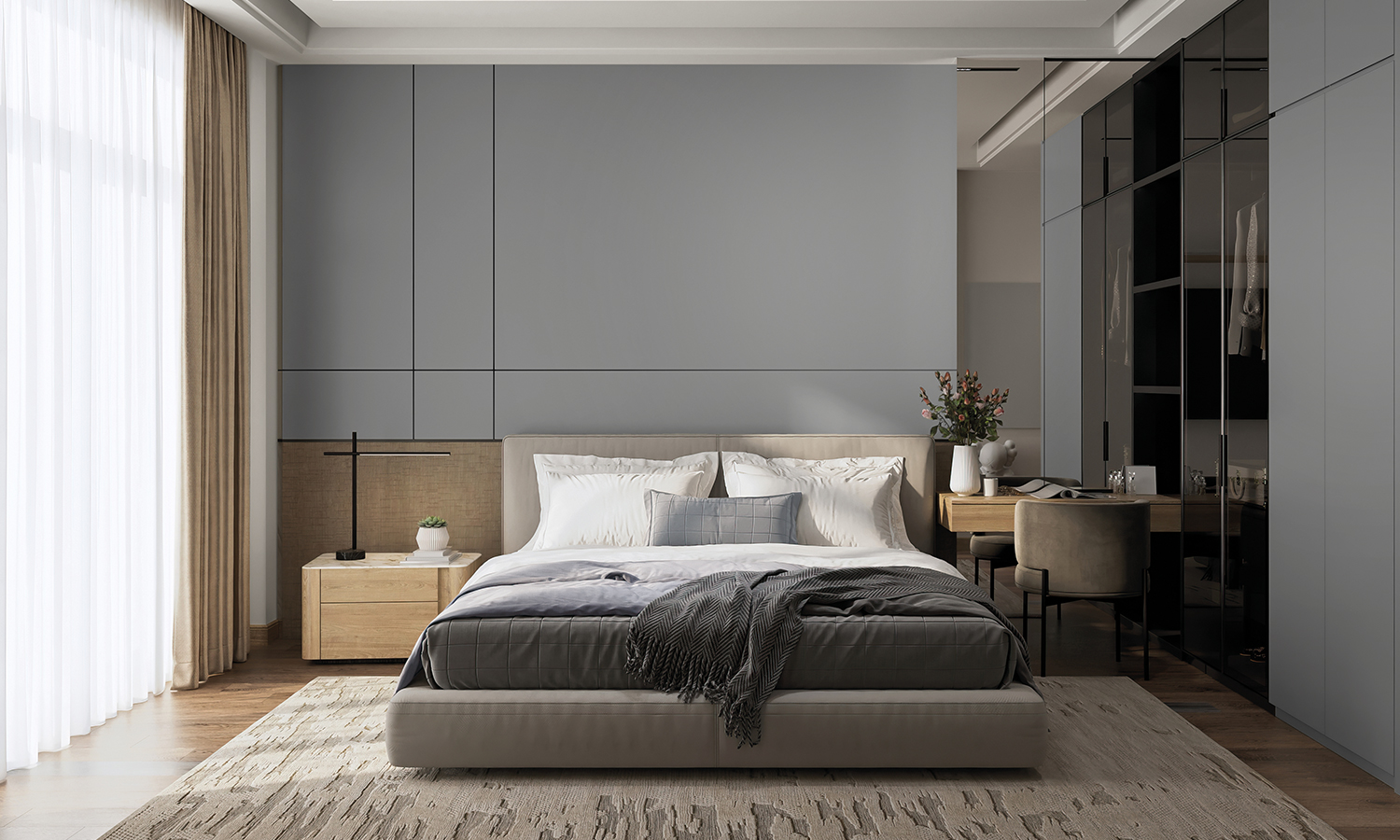 Плита LuxeForm Idea матова 2800*1300*17,7 Срібний пил (MT-081 iS) / DUO