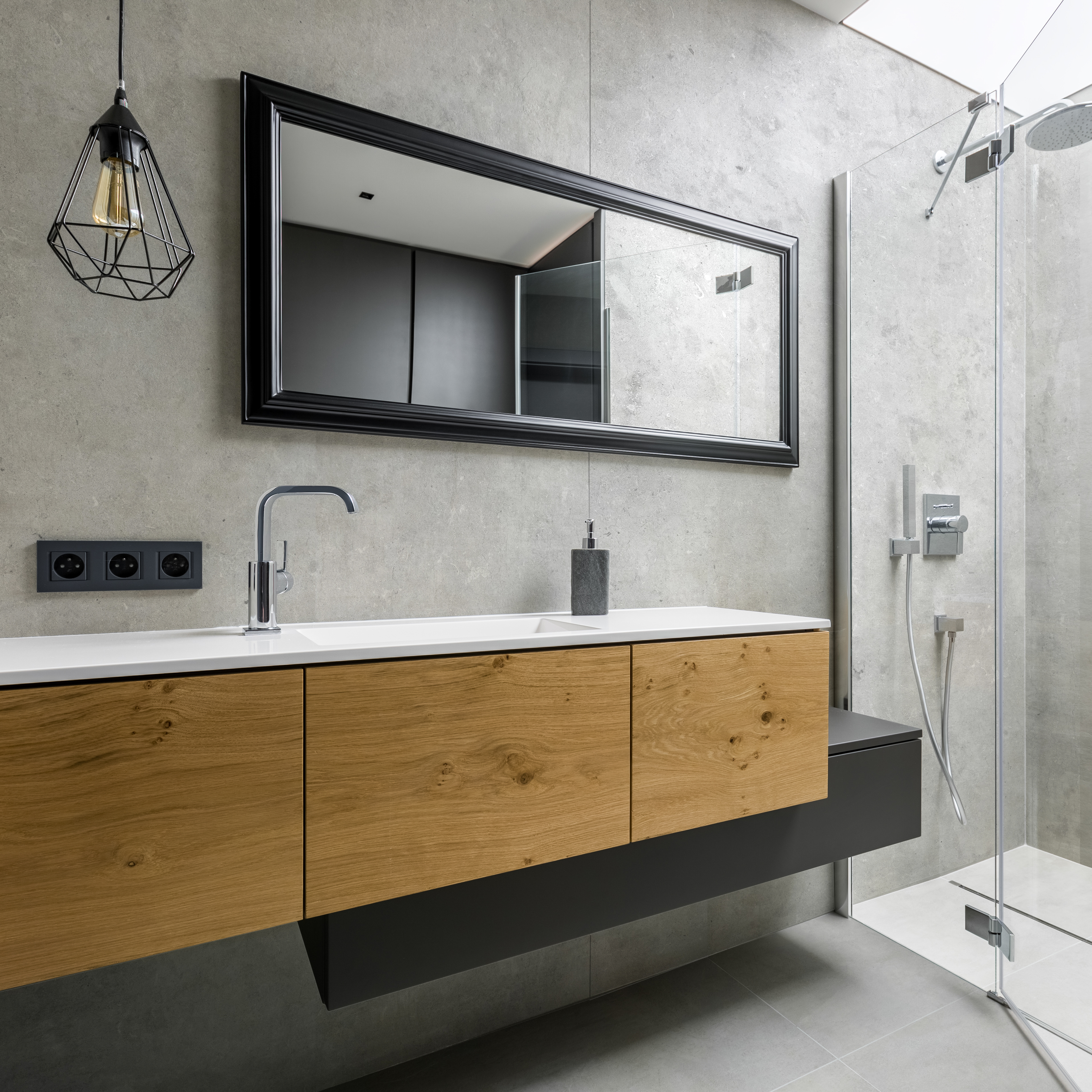 Панель 2800х1230х4 R109 PT Конкритч ROCKO Tiles SPC (Kronospan)