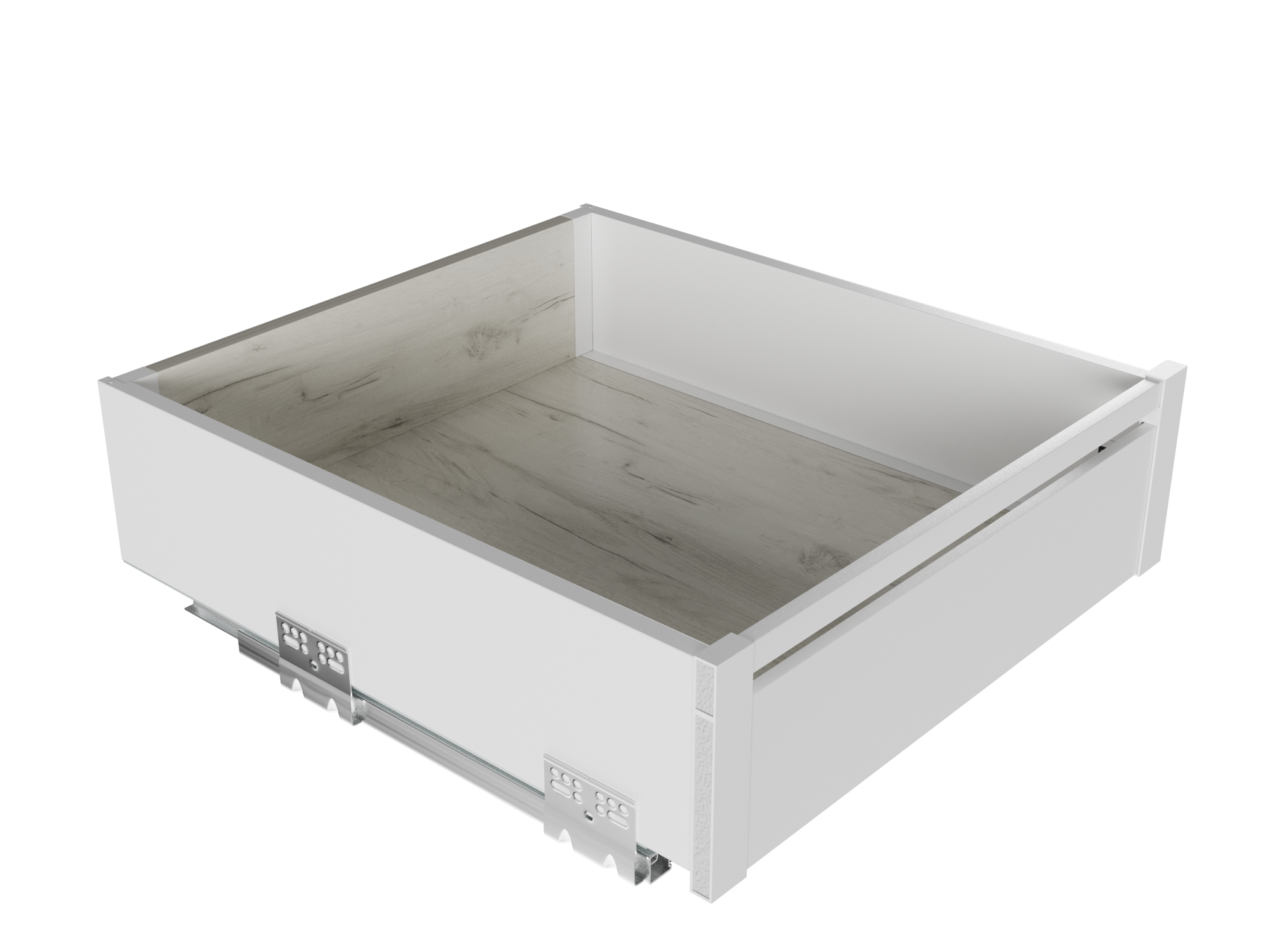 Кріплення передньої панелі GIFF PRIME FlatBox 3D H=116 (комплект 2 шт) білий