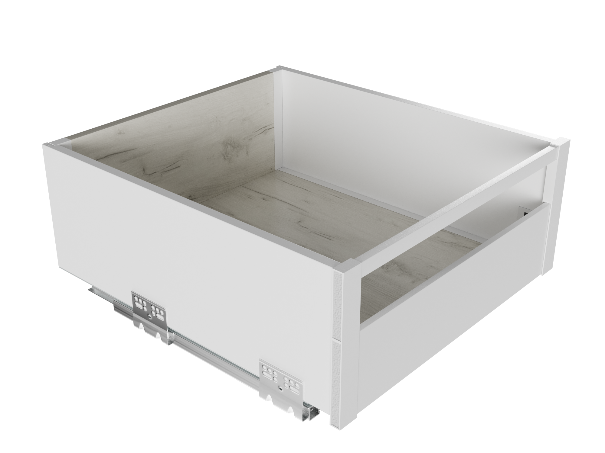 Крепление передней панели GIFF PRIME FlatBox 3D H=167 (комплект 2 шт) белый