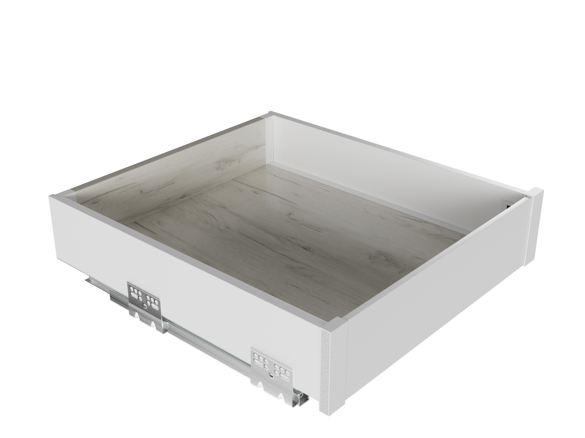 Крепление передней панели GIFF PRIME FlatBox 3D H=84 (комплект 2 шт) белый