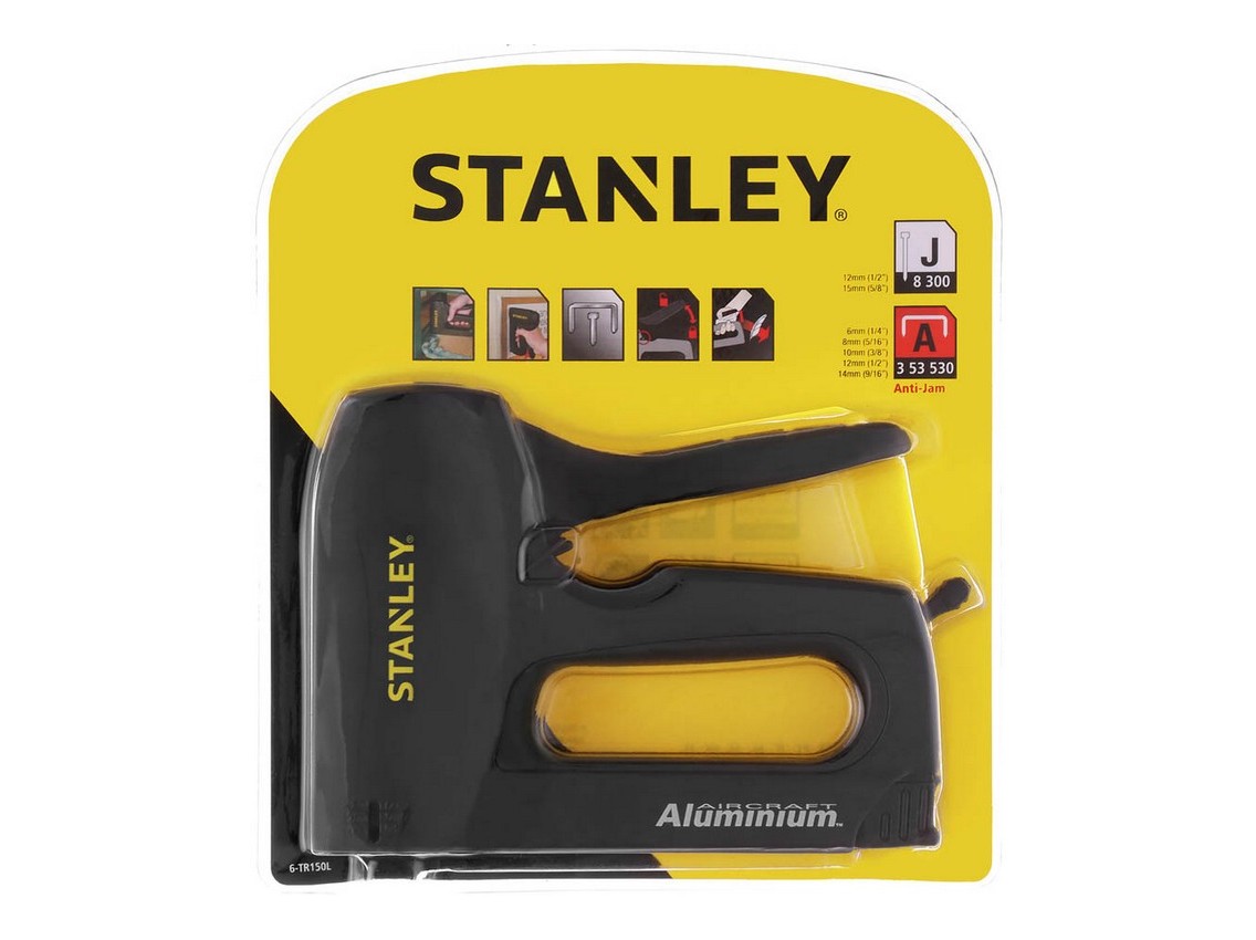 Степлер STANLEY 6-14 мм, скоба тип А + шпилька (6-TR150L)