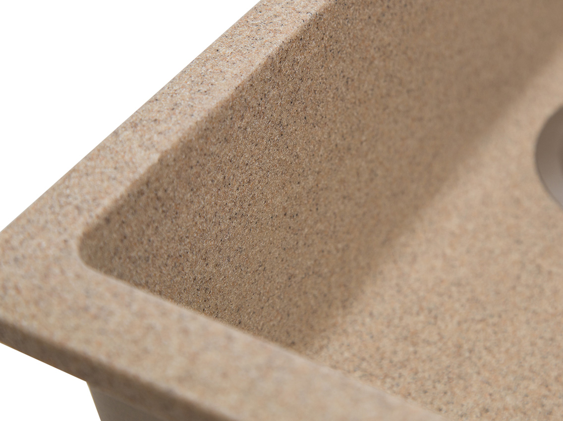 Мойка искусственный камень Solid Вега Плюс 200х420 латино беж (под столешницу)