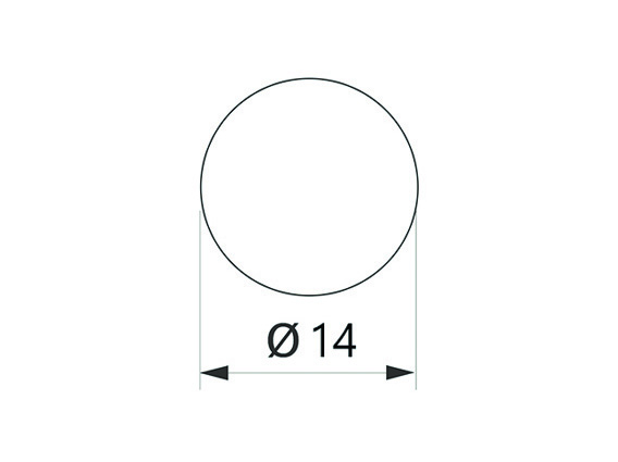 Заглушка конфирмата самоклеющаяся Folmag d=14 орех экко 349 (25 шт)