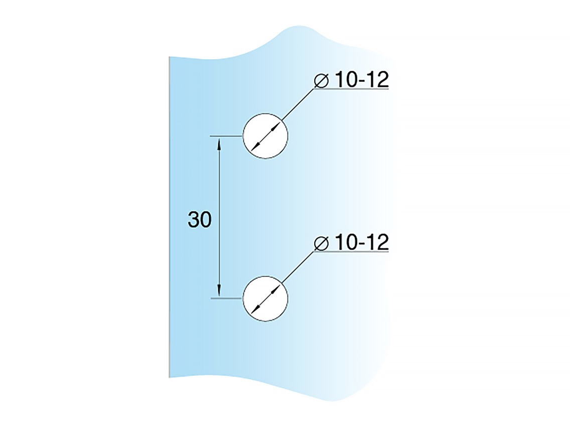 Ручка FORLI GIFF Glass PREMIO полірований хром