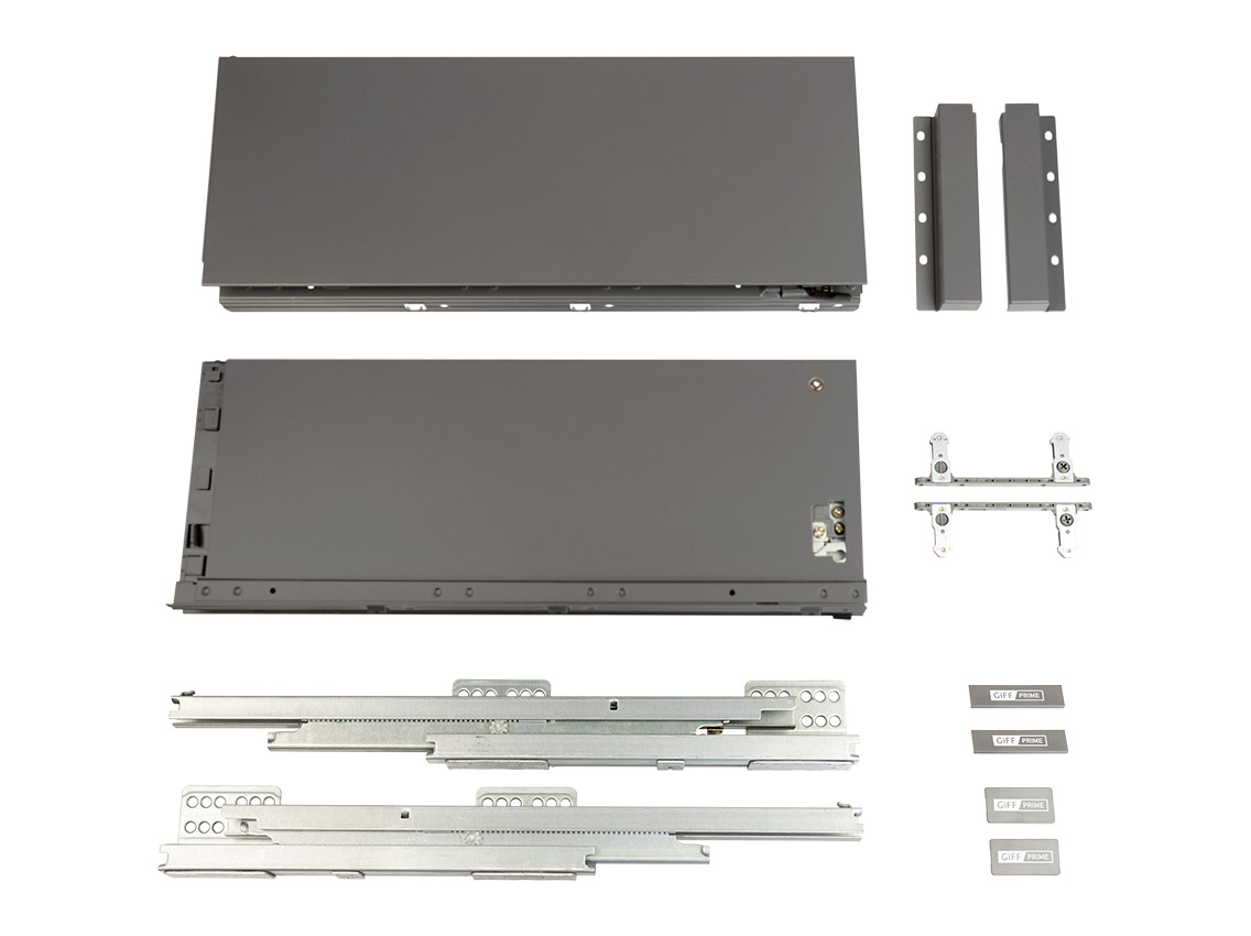 Висувний ящик GIFF PRIME FlatBox L=500 H=167 графіт