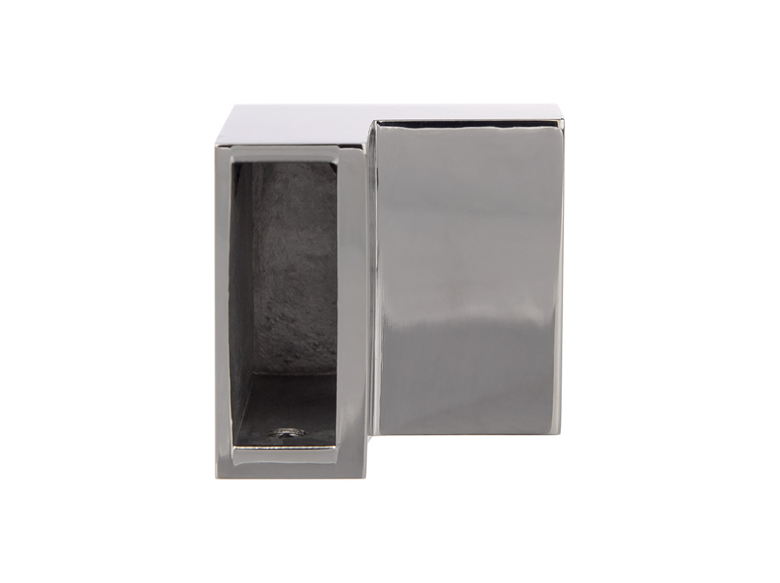 З'єднувач 90° труба-труба 30x10 мм GIFF 315 полірований хром