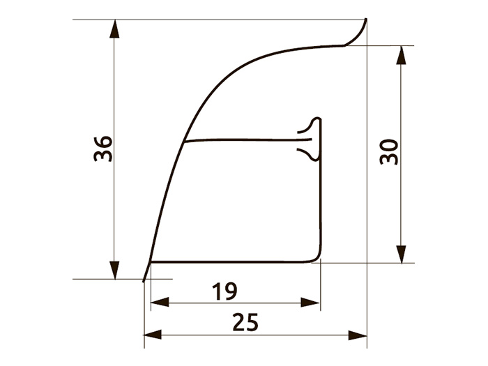 Плінтус LuxeForm 11509 Сонора (L019) L=4200
