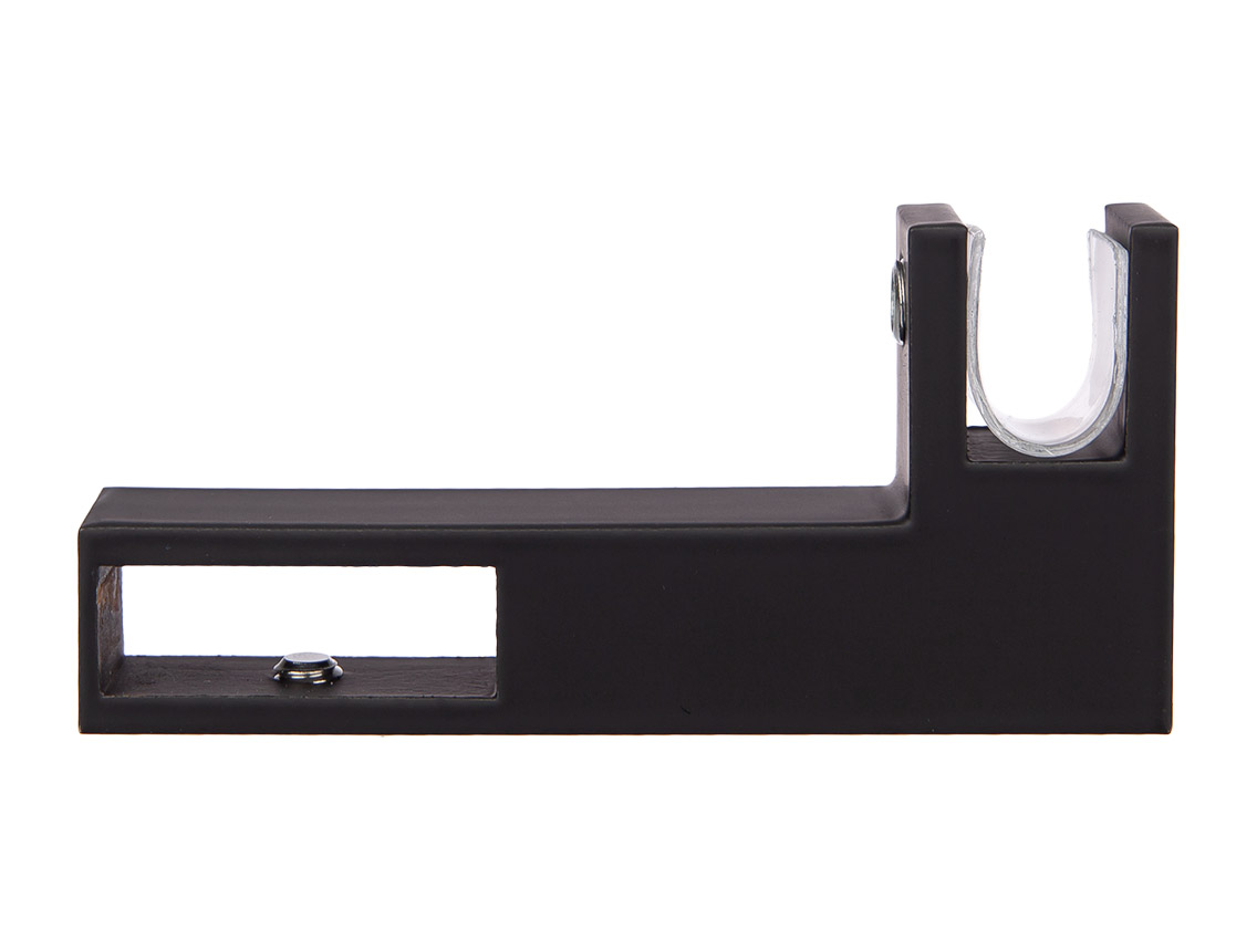 Соединитель стекло-труба угловой GIFF 319 черный матовый