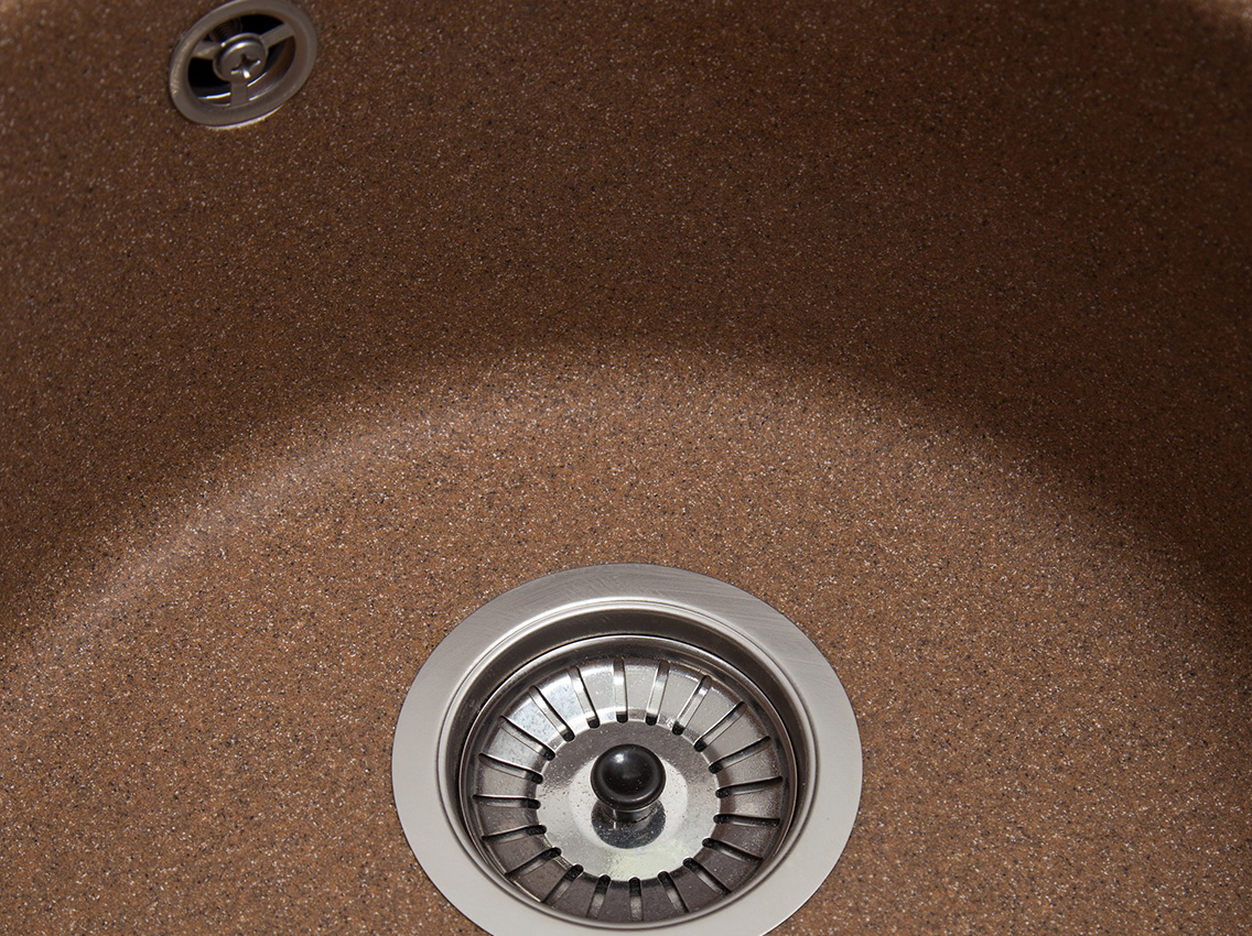 Мийка штучний камінь Solid Поні D475 теракот (з отвором під змішувач)