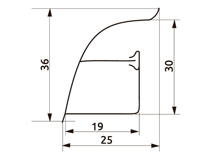 Плинтус LuxeForm 96102 Хортица (L0222) L=4200