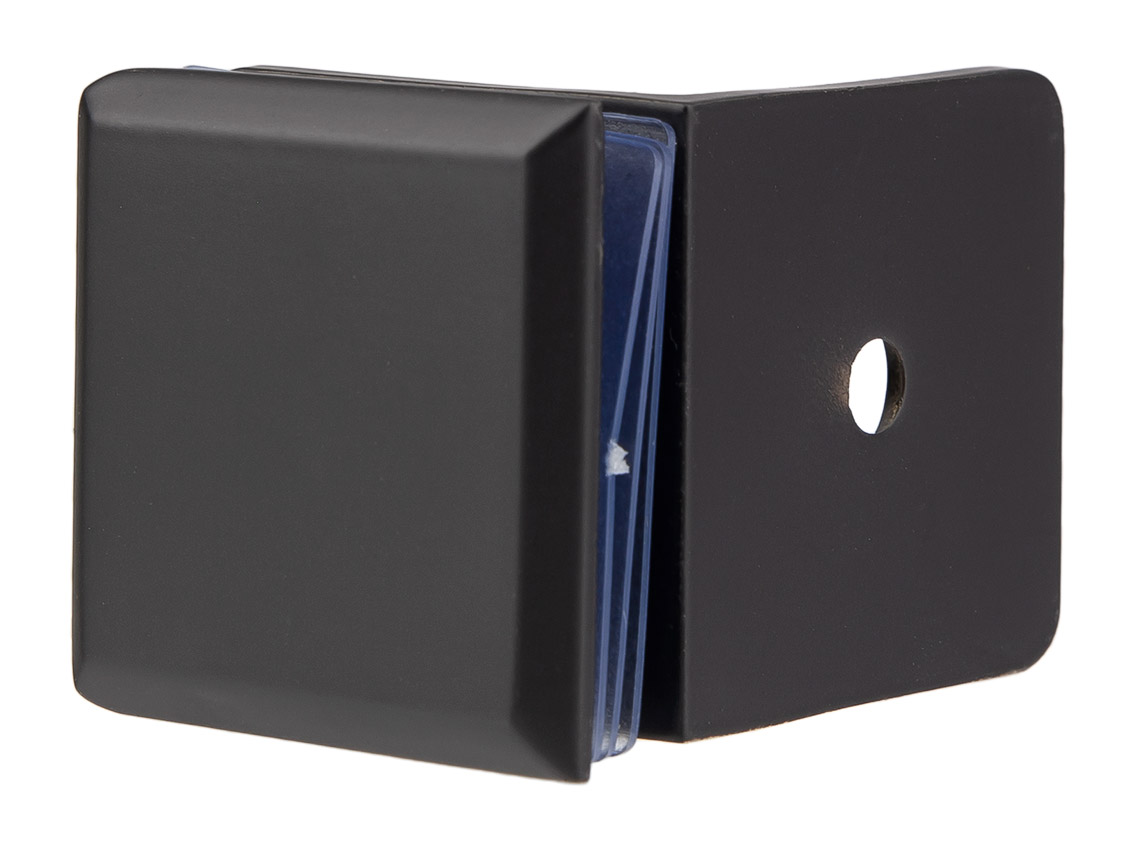 Конектор 90° стіна-скло GIFF 722 чорний матовий