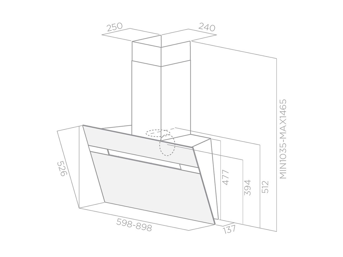 Витяжка STRIPE IX/90/A/LX Elica