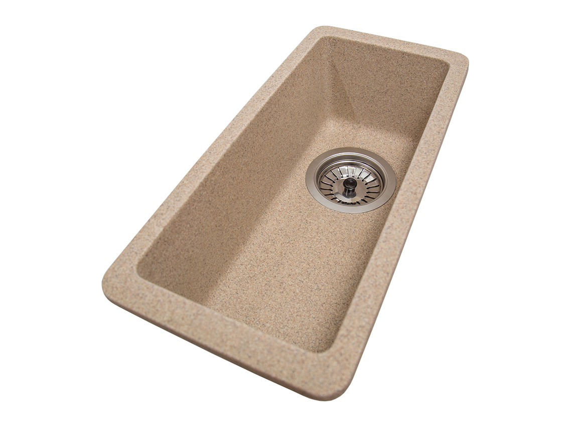 Мойка искусственный камень Solid Вега Плюс 200х420 латино беж (под столешницу)