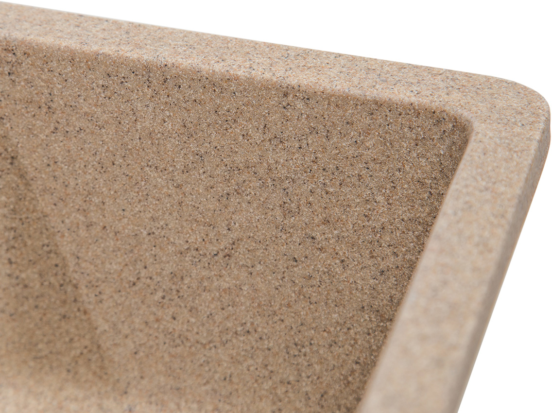 Мойка искусственный камень Solid Вега Плюс 200х420 латино беж (под столешницу)