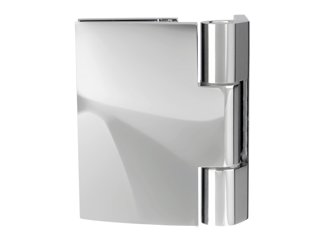 Петля стіна-скло GIFF Glass Premio FERRARA полірований хром