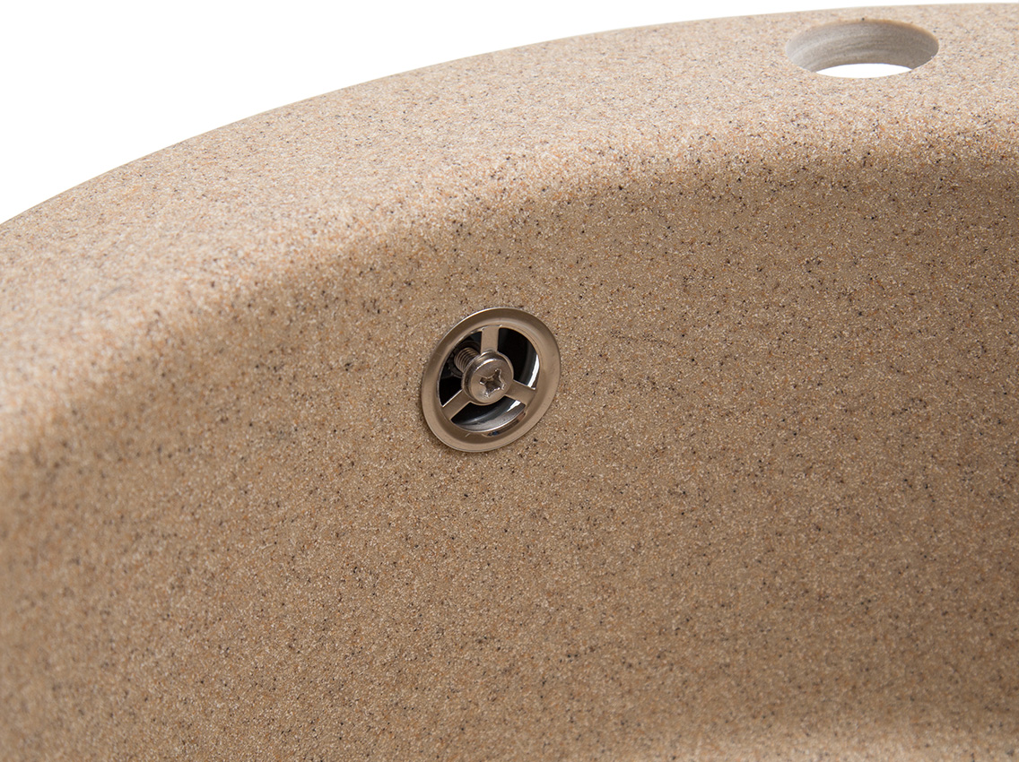 Мийка штучний камінь Solid Поні D475 латино беж (з отвором під змішувач)