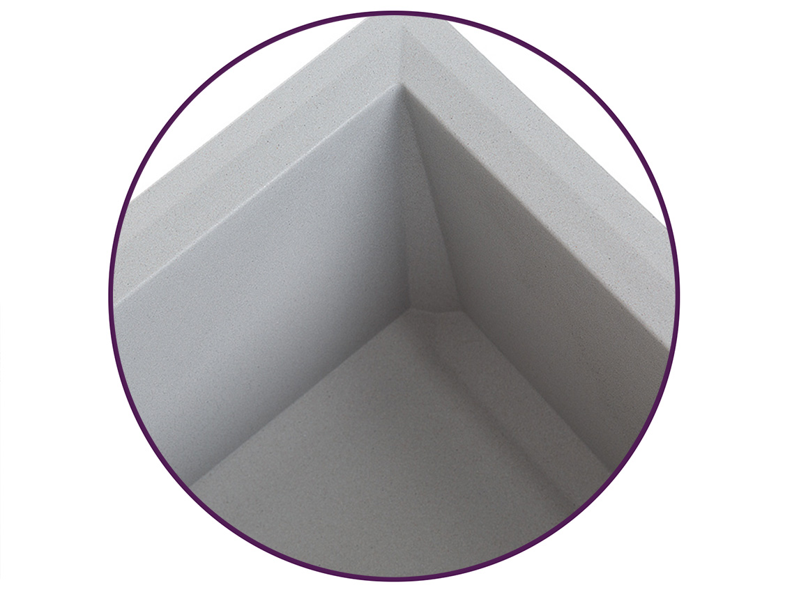 Мийка штучний камінь Elleci 790x500 Easy 300 Aluminium M79