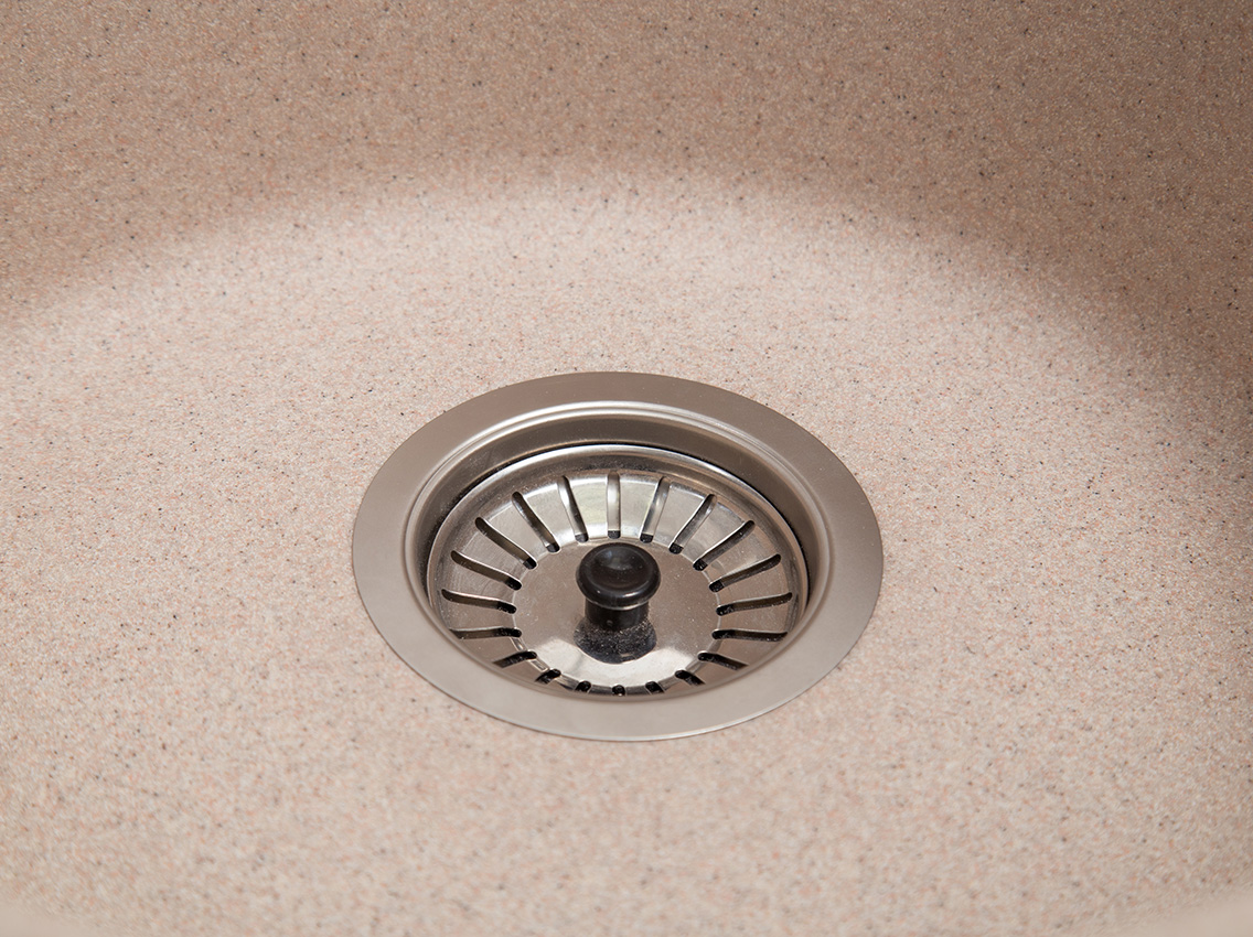 Мойка искусственный камень Solid Пони D475 розовый песок (с отверстием под смеситель)