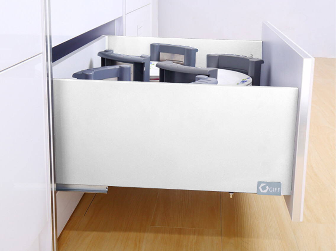 Висувний ящик GIFF PRIME FlatBox L=400 H=199 білий