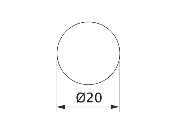 Заглушка минификса самоклеющаяся Folmag d=20 черный шагрень 327 (28шт)