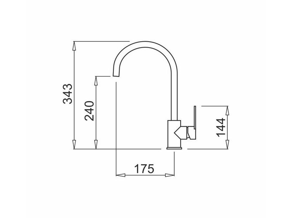 Змішувач Interline Tango White