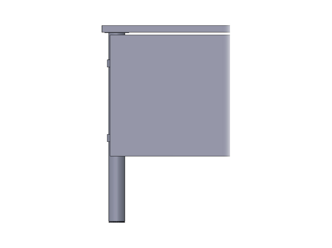 Кріплення до опори d=60 зовнішнє Mesan чорний