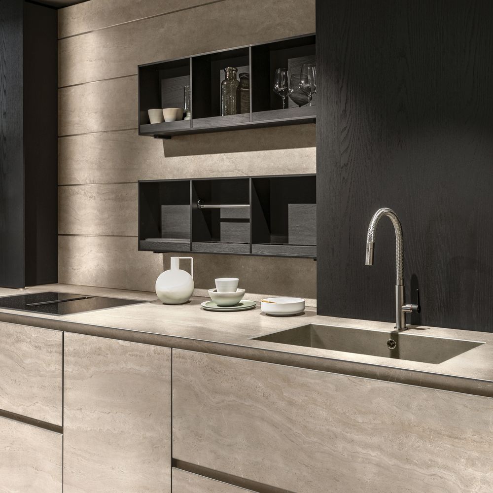 Керамогранит 3200х1600х12 Gold Travertine Matt (Florim)