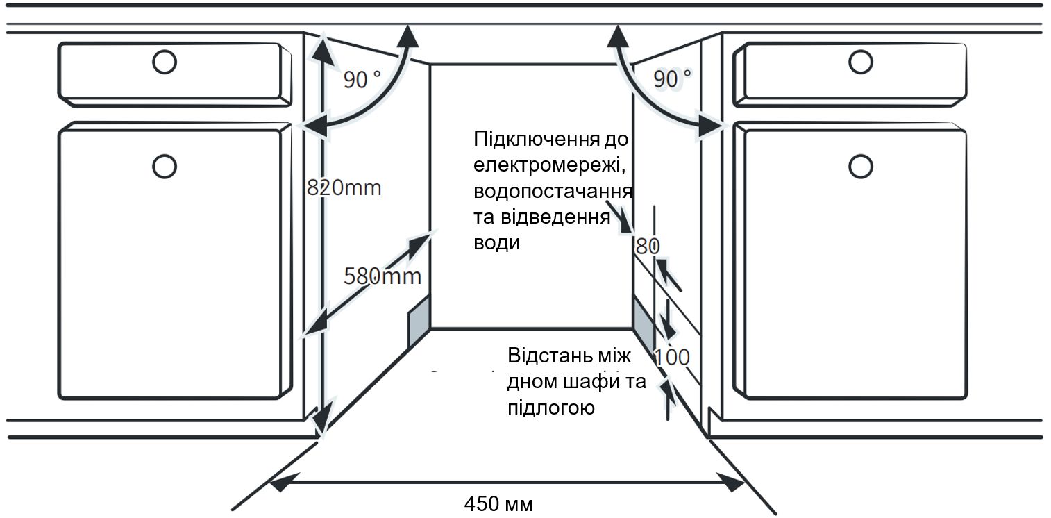 Посудомоечная машина DWI 549 BSA  GA++ INTERLINE