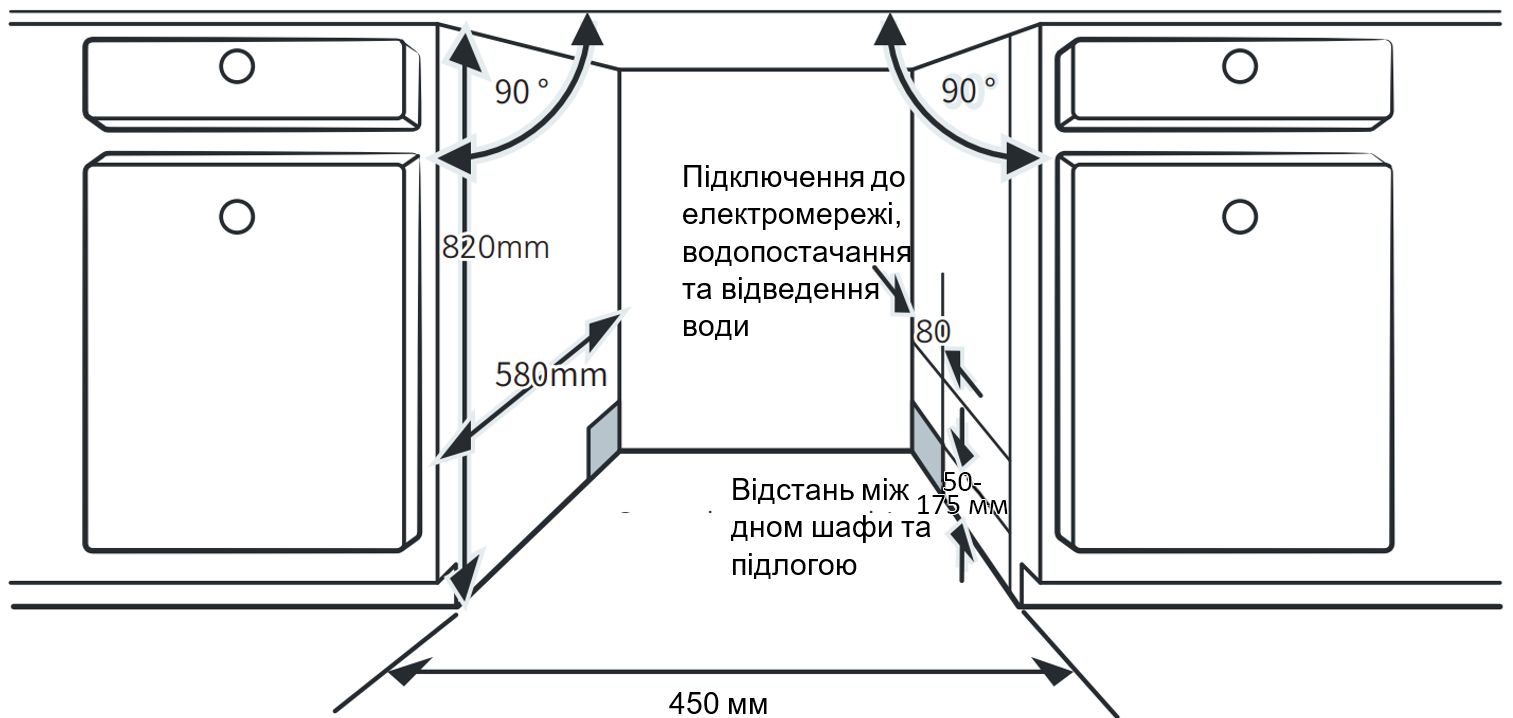 Посудомоечная машина DWI 945 DSO WA Sliding Door INTERLINE